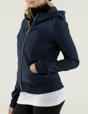 Lululemon Uba Hoodie Softshell Limited Edition Inkwell/black (navy) Size‎ 4 thumbnail 1