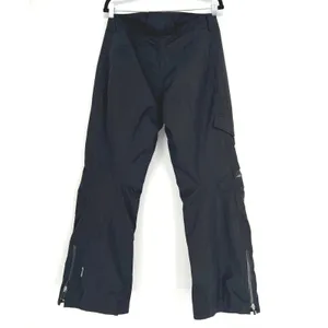 Obermeyer Women Metallic Grey Black Ski Snow Pants RECCO Size 8 Cargo Insulated thumbnail 2