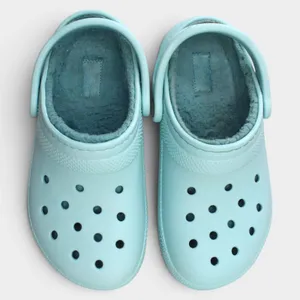 Crocs Classic Lined Clog Aqua Blue M4 W6 thumbnail 10