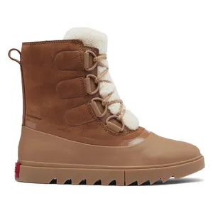NWOB SOREL Joan of Arctic Next Lite Shearling-Trimmed Leather Boots thumbnail 1