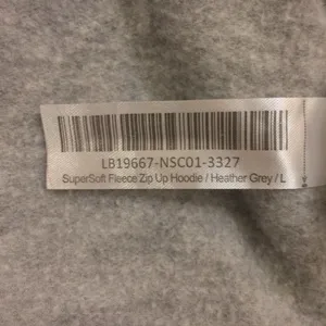 Quince super soft fleece hoodie heather gray large thumbnail 8