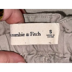 Abercrombie & Fitch Tan Khaki Drawstring Vintage Cargo Jogger Pants Women Size S thumbnail 5