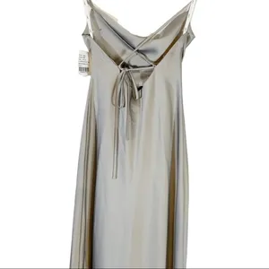 NEW Lovely Reese Sleeveless Satin Slip Maxi Dress Size XS thumbnail 7