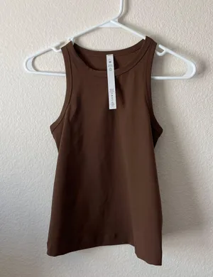 Lululemon Align Waist-Length Racerback Tank Top Java thumbnail 1