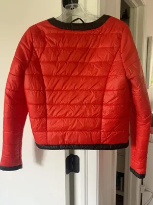 Piperlime Red Black Lightweight Quilted Jacket M Size M thumbnail 4