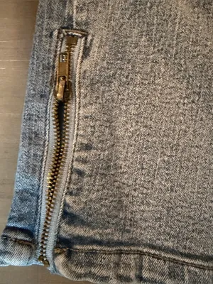 VENUS Cargo Jeans Womens 8 Light Wash Ankle Zip Utility Y2K Straight Leg thumbnail 3