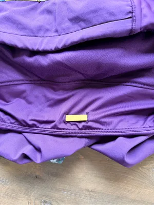 The North Face Purple Women's Athletic Shorts with Multicolor Trim thumbnail 4