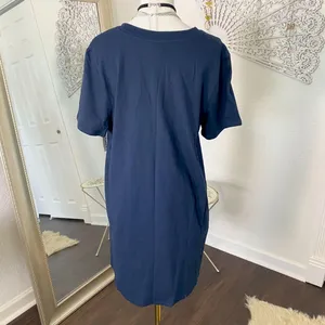 NWT Navy Blue Old Navy T-Shirt Casual Dress Size L thumbnail 4