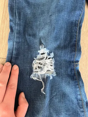 Vibrant Miu Blue Distressed Bell Bottoms Jeans thumbnail 2