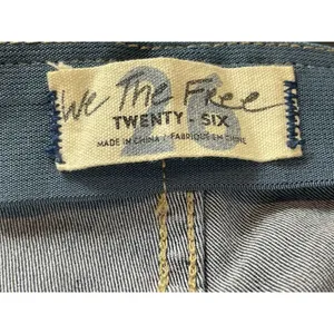 We The Free Free People Flare Jeans 26 Blue Stretch Bell Bottom Boho Indie Retro thumbnail 7