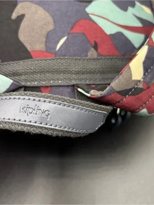 Kipling Paola Mini Backpack Camo‎ Tonal Design Compact Lightweight Blue Gray thumbnail 4