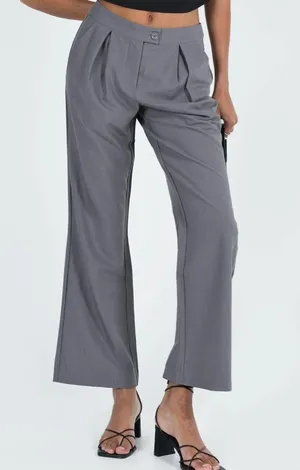 Princess Polly Grey pants thumbnail 2