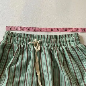 Peppermayo Striped Elastic Waist Shorts AU/UK 8 US 4 Teal Brown Drawstring Summe thumbnail 5