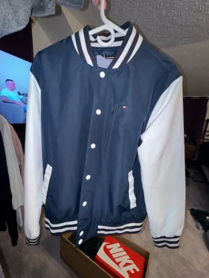 Tommy Hilfiger varsity jacket style windbreaker  thumbnail 1