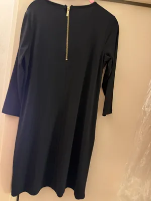 Michael Kors Black Long Sleeve Shift Dress - Classic Women's Dress thumbnail 3