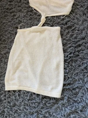 White Halter Dress thumbnail 5