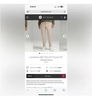 Men’s Lululemon Pants thumbnail 7