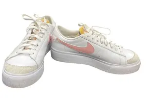 Nike Blazer low wms white pink platform sneakers shoes sz 8 SKU 10-184 thumbnail 1