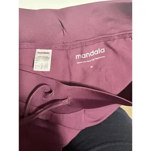 Mandala Maroon Cargo Scrubs Pants Pink Size M thumbnail 5