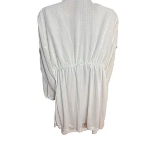 Hem & Thread Belle of the‎ Ball Dress White Swiss Dot Mini Dress Sz Small NEW thumbnail 11