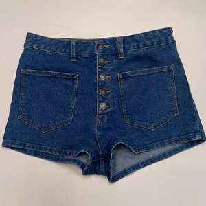 Free People We the Free Bridgette Exposed Button Fly‎ High Rise Denim Shorts 28 thumbnail 11