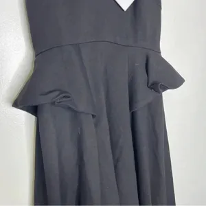 Elliatt Revolve Rapture Black Ruffle Trim V-Neck Dress Size Small NWT cocktail thumbnail 6