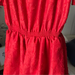 Chelsea & Violet Sleeveless Red Roses Ruffle Jardin Chinoiserie Dress Size S thumbnail 9