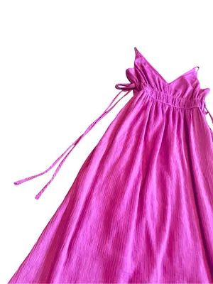 Taylor Sleeveless Maxi Dress Orchid Purple Side-Slit Pockets Size XS Women's thumbnail 4