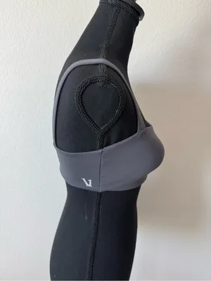 Vuori Set Evolve Square Neck Bra in Charcoal Grey Size Extra Small Like New thumbnail 8