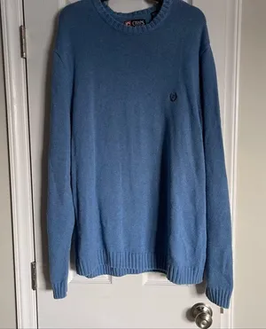 Vintage Baggy Boho Blue Sweater Size 2XL Granolacore thumbnail 2