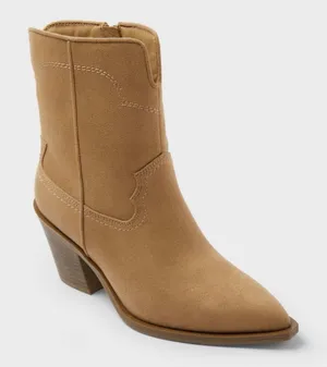 Universal Thread Dallas Ankle Western Bootie with Memory Form Insole thumbnail 1