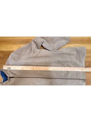 Ranch Wear Gran Chic Western Reversible Chore Barn Jacket Suede Denim XL thumbnail 11