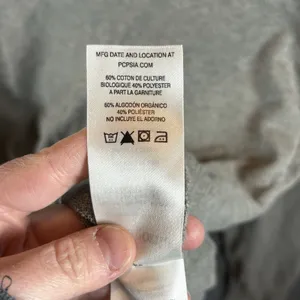 Patagonia Worn‎ Wear Sweater Grey Organic Cotton Woman's Size M thumbnail 3