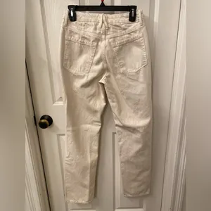 Good American Cream Cut-Out Jeans size 4 thumbnail 3