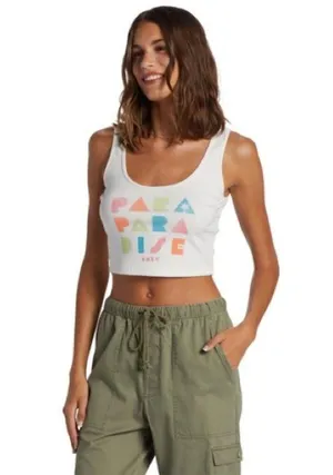NWT Roxy Women's Para Paradise Dive In Tank Top thumbnail 2