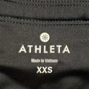 Athleta Sonar Capri Leggings XXS Black White Striped Yoga Running‎ Athletic thumbnail 7
