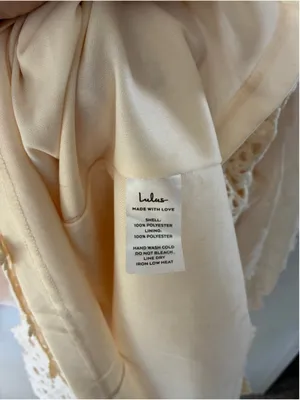Lulus Beige Lace Mini Dress Size Small thumbnail 6