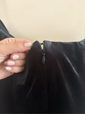 Lulus Dramatic Stunner Black Velvet Bow Strapless Maxi Dress Size XXL old money thumbnail 11