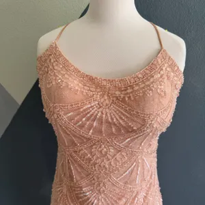 Sherri Hill Beaded Mini Dress Size 6 thumbnail 4