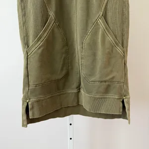 Anthropologie Daily Practice S Green Vest Zip Sleeveless Sweatshirt‎ Pullover Boho thumbnail 3