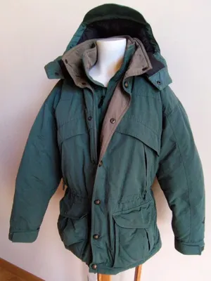 Women's Small - The North Face Goose Down Green Puffer Parka Warm Jacket thumbnail 3