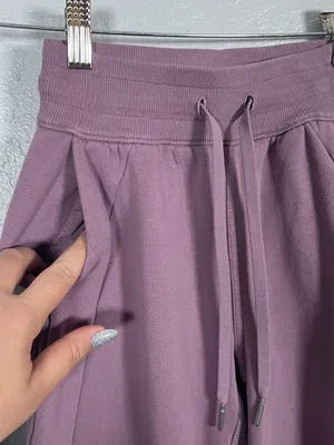 Lululemon Women XXXS Purple Lavender Lux Scuba Mid-Rise Wide-Leg Pant Athleisure thumbnail 4