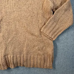 Aerie Women's Small Brown Chunky Knit Oversized Sweater Crew Neck Wool Blend thumbnail 6