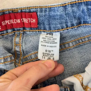 Levi's 518 Superlow Stretch Boot Cut Jeans Juniors 11‎ Y2K Low Rise 31x28.5 thumbnail 5