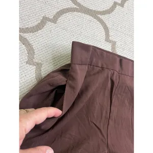 NWT Old Navy Playa Wide Leg High Rise Full Length Pants in Peppercorn Size Small thumbnail 8