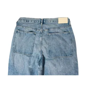CITIZENS OF HUMANITY Size 32 Ayla Cargo High-Rise Wide-Leg Jeans Light Wash thumbnail 11