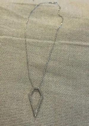 Lot a801 size 16 inch chain 1.5 pendant 925 sterling silver necklace pendant thumbnail 2