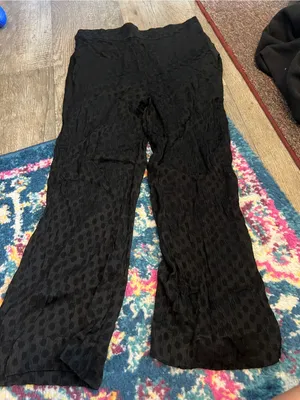 Madewell black polka dot pants size small thumbnail 6
