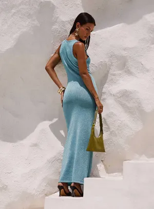 Princess Polly Tourista Maxi Dress Blue thumbnail 2