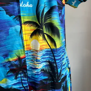 Royal Hawaiian Creations VTG Sunset Island Midi Dress S Tropical Aloha thumbnail 9